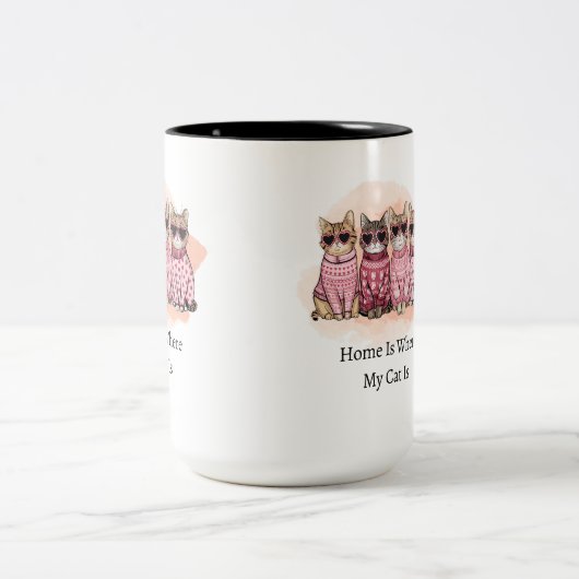 Thuis is waar mijn kat Mok is (Center)