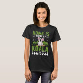 Thuis is waar mijn Koala is T-shirt (Voorkant volledig)