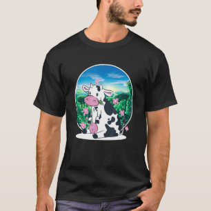 Thuis is waar mijn koeien zijn Boeren Koe Rundvee T-shirt
