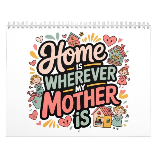 Thuis is waar mijn moeder is kalender (Hoes)