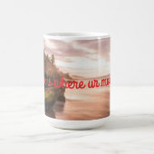 Thuis is waar mijn moeder is koffiemok (Center)