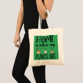 Thuis is waar mijn Planten Canvas tas zijn (Voorkant (product))