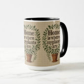 Thuis is waar mijn Planten premium Mok zijn (Voorkant rechts)