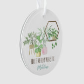 Thuis is waar mijn Planten Waterverf zijn Ornament (voorkant)