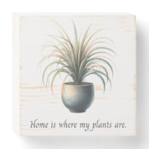 Thuis is waar mijn planten zijn bord