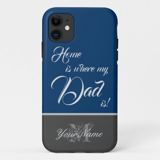 Thuis is waar mijn vader is! Hoesje-Mate iPhone Ca Case-Mate iPhone Case (Achterkant)