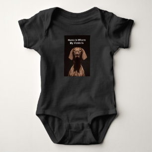 Thuis is waar mijn Vizsla is Romper