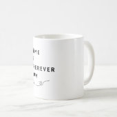 Thuis Is Waar Moeder Is – Cadeau Voor Moeder Koffiemok (Voorkant rechts)
