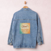 Thuis is waar ons verhaal begint denim jacket (Hangar)