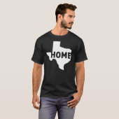 Thuis is waar Texas is T-shirt (Voorkant volledig)