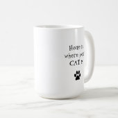 Thuis is waar uw CAT Mok is (Voorkant rechts)