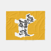 Thuis is waar uw hond is fleece deken (Voorkant (Horizontaal))