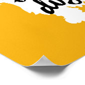 Thuis is waar uw hond is poster (Hoek)