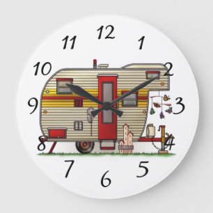 Thuis is waar we het parkeren grote klok