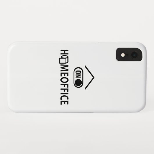 Thuis kantoor - Homeoffice on Case-Mate iPhone Case (Achterkant (horizontaal))