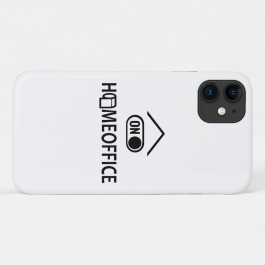 Thuis kantoor - Homeoffice on Case-Mate iPhone Case (Achterkant (horizontaal))