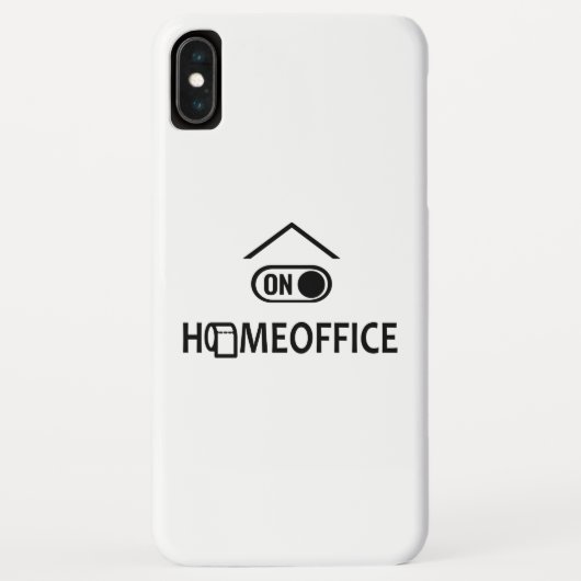 Thuis kantoor - Homeoffice on Case-Mate iPhone Case (Achterkant)