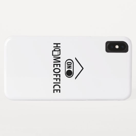 Thuis kantoor - Homeoffice on Case-Mate iPhone Case (Achterkant (horizontaal))