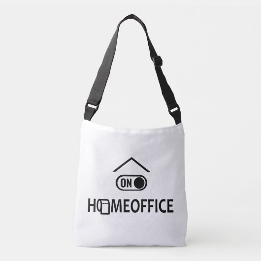 Thuis kantoor - Homeoffice on Crossbody Tas (Voorkant)