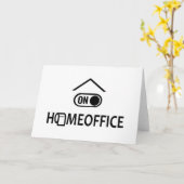 Thuis kantoor - Homeoffice on Kaart (Gele Bloem)