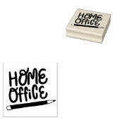 Thuis kantoor rubberstempel (Gestempeld)