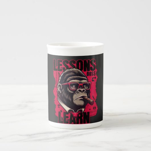 Thuis/Keuken Gorilla Baas Lessen Geleerd Mok (Voorkant)