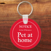 Thuis kiezen sleutelhanger (Voorkant)