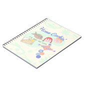 Thuis koken Grappige ontbijttijd Kunst ontwerp Notitieboek (Linkerzijde)