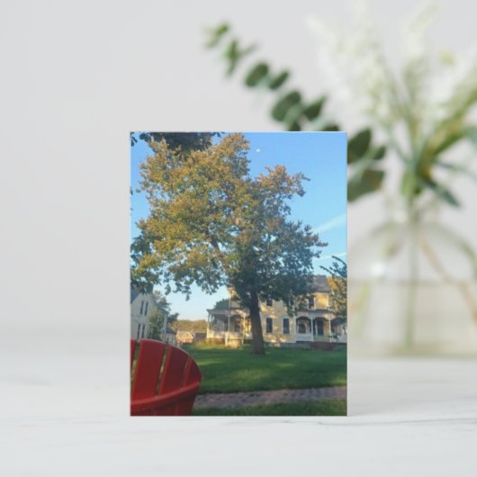 Thuis kwartiermeester briefkaart (Staand voorkant)