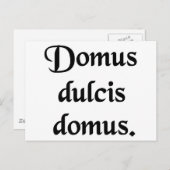 Thuis lief thuis. briefkaart (Voorkant / Achterkant)