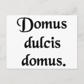 Thuis lief thuis. briefkaart (Voorkant)