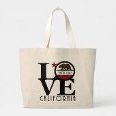 THUIS / LIEFDE Santa Cruz Boodschappentas Grote Tote Bag (Achterkant)