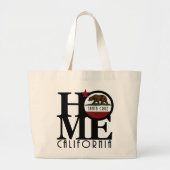 THUIS / LIEFDE Santa Cruz Boodschappentas Grote Tote Bag (Voorkant)