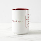 Thuis (linkshandig, rood) mok (Midden)