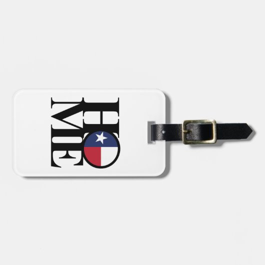 THUIS & LOVE Texas Bagagelabel (Voorkant horizontaal)