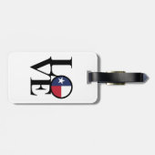 THUIS & LOVE Texas Bagagelabel (Achterkant horizontaal)