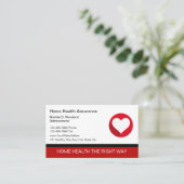 Thuis medische Visitekaartjes (Staand voorkant)