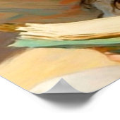 Thuis met een goed boek poster (Hoek)