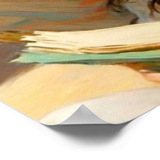 Thuis met een goed boek poster (Hoek)