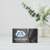 Thuis met Garden Homes Modern House Visitekaartje (Staand voorkant)