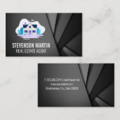 Thuis met Garden Homes Modern House Visitekaartje (Voorkant / Achterkant)