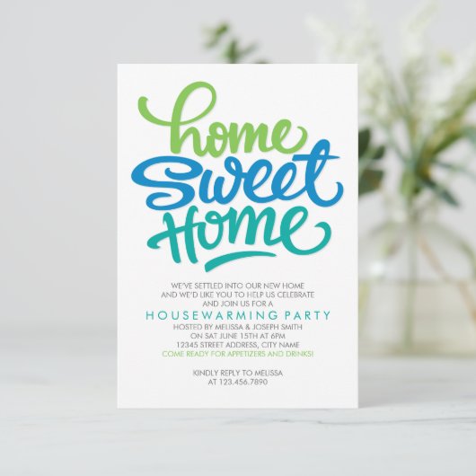 THUIS MET HANDLEIDING | HUISPARTIJ KAART (Staand voorkant)