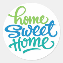 THUIS MET HANDLEIDING | HUISPARTIJ RONDE STICKER