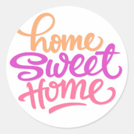 THUIS MET HANDLEIDING | HUISPARTIJ RONDE STICKER