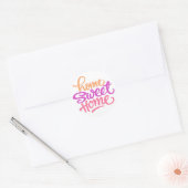 THUIS MET HANDLEIDING | HUISPARTIJ RONDE STICKER (Envelop)