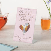 Thuis met hart reclamebord met voetstuk (Insitu)