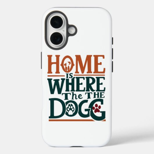 Thuis met honden Case-Mate iPhone case (Achterkant)