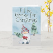 Thuis met kerst kaart (Gele Bloem)
