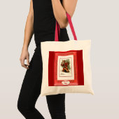 Thuis met kerstboom tote bag (Voorkant (product))