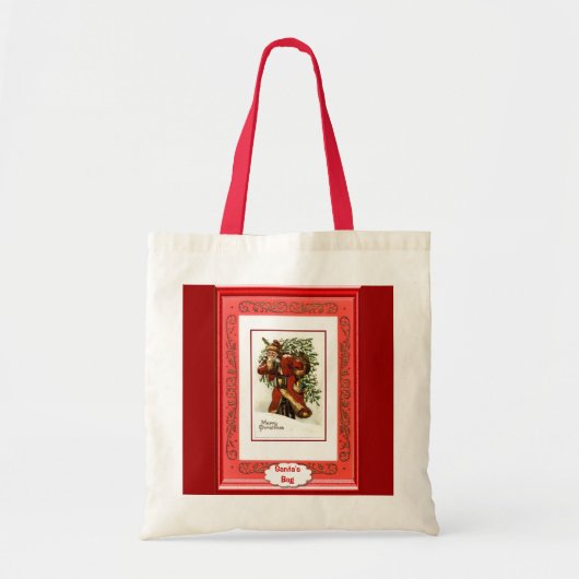 Thuis met kerstboom tote bag (Voorkant)